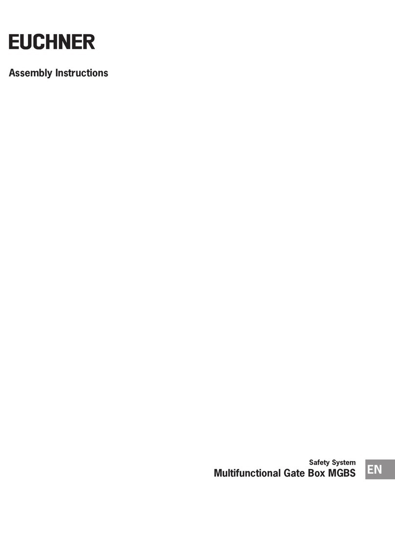 EUCHNER MGBS Series User manual