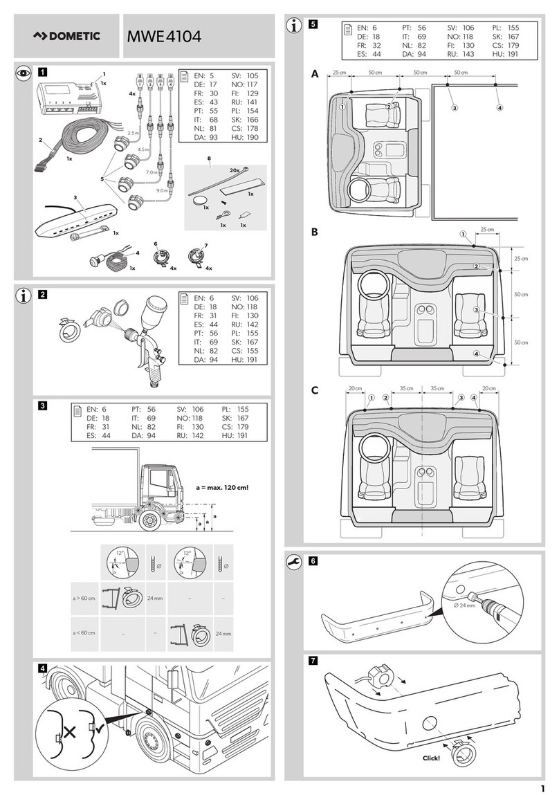 Dometic MWE4104 User manual