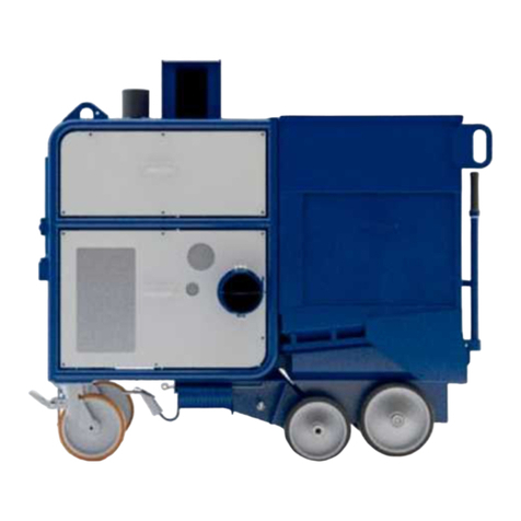 Blastrac 655DC operating instructions