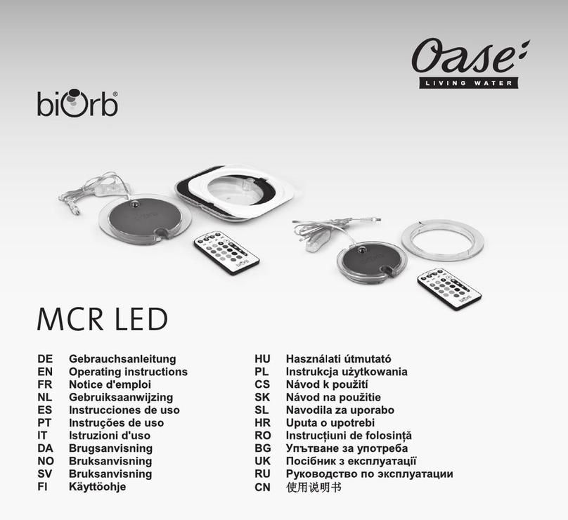 Oase biOrb MCR LED operating instructions