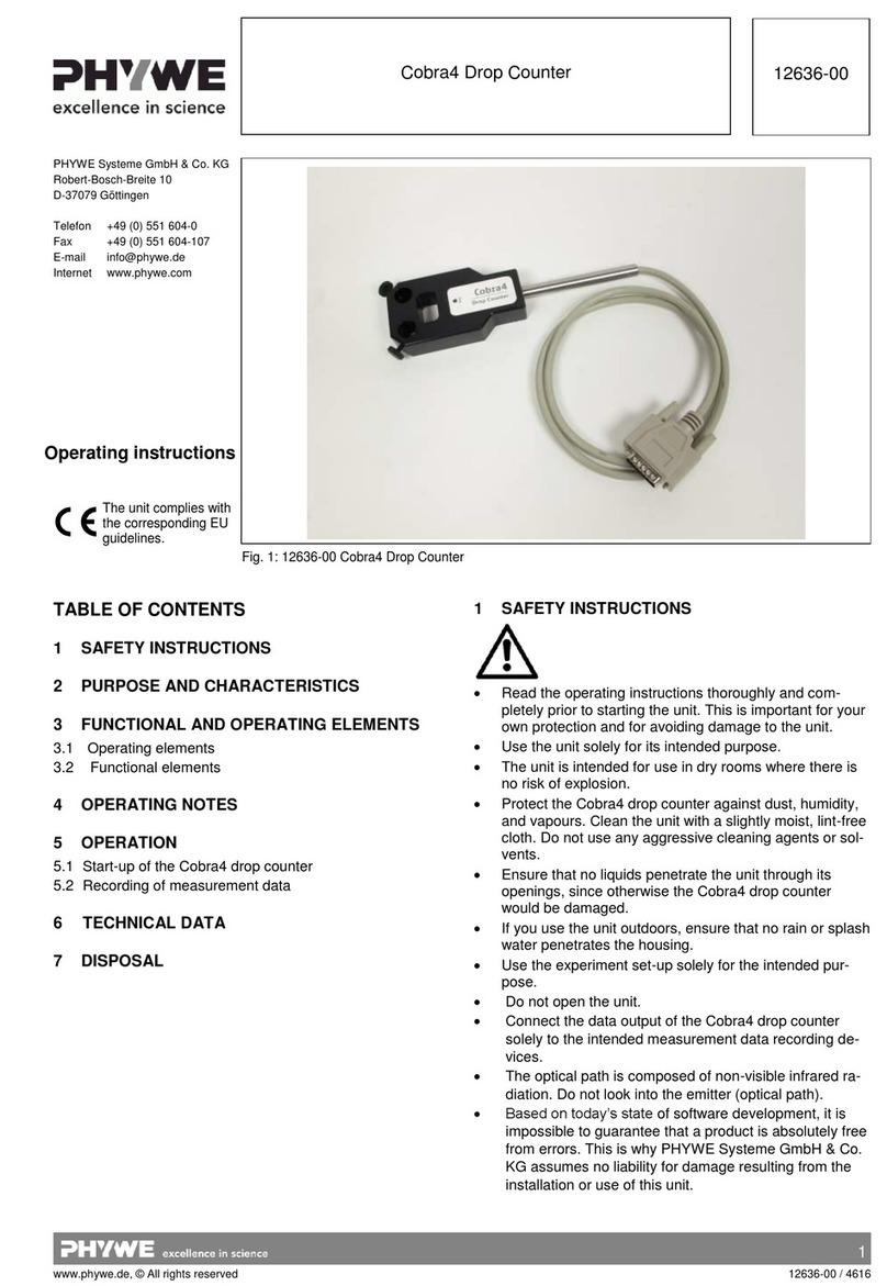 PHYWE Cobra4 User manual