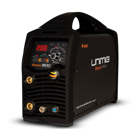 Uni-Mig RAZOR TIG 200 AC/DC User manual