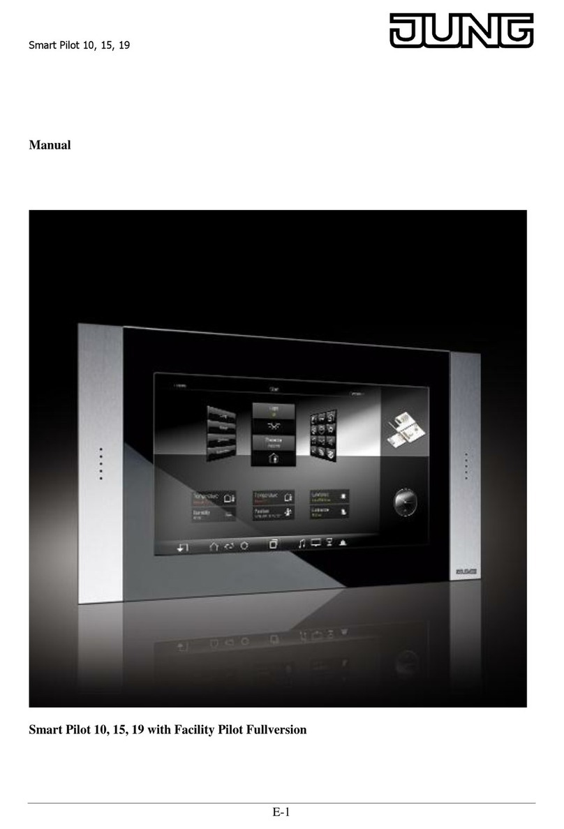 Jung Smart Pilot 10 User manual