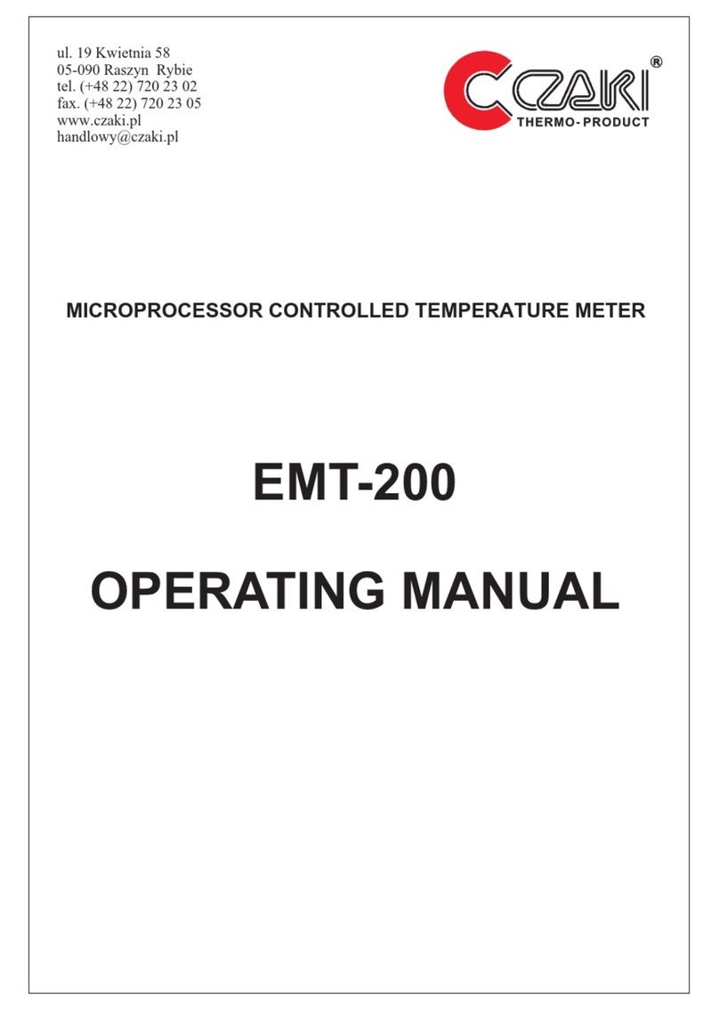 Czaki EMT-200 operating manual