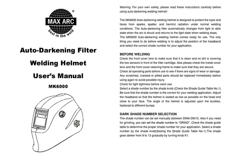 MAX ARC MK6000 user manual