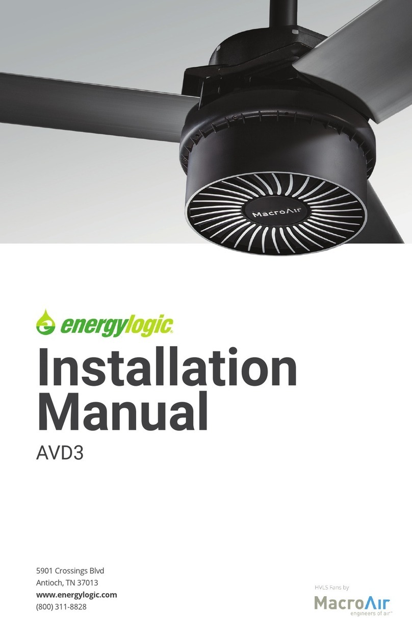 MacroAir Technologies EnergyLogic AVD3 User manual