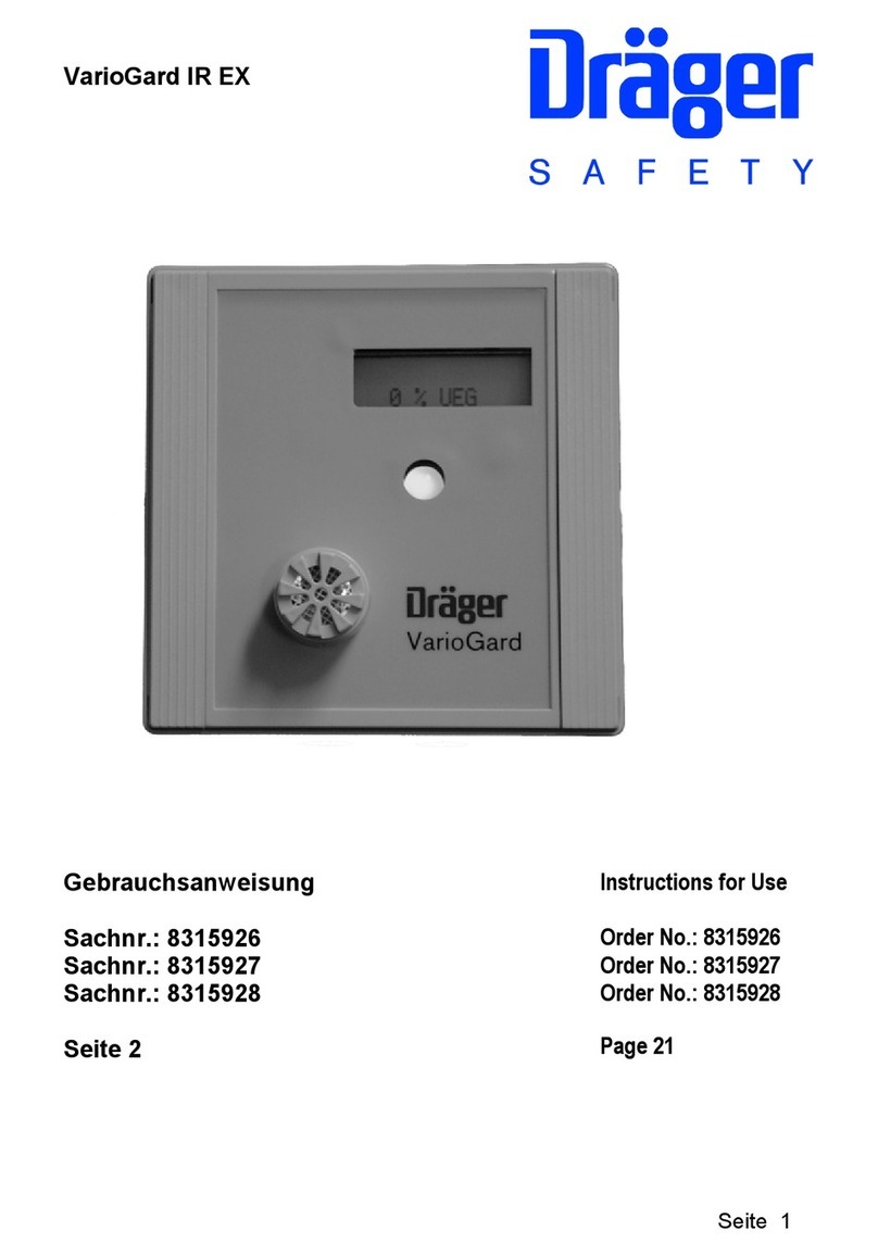 Dräger VarioGard IR EX Instructions for use