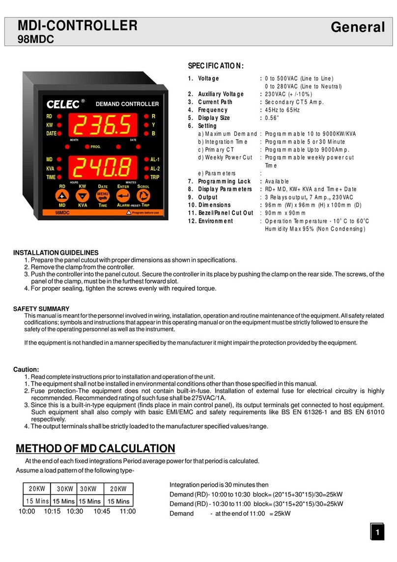 Celec 98MDC User manual