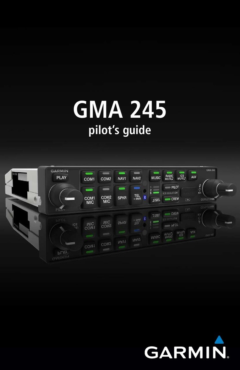 Garmin GMA 245 Manual