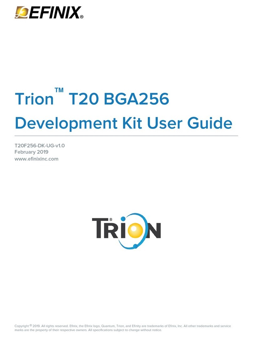 Efinix Trion T20 BGA256 User manual
