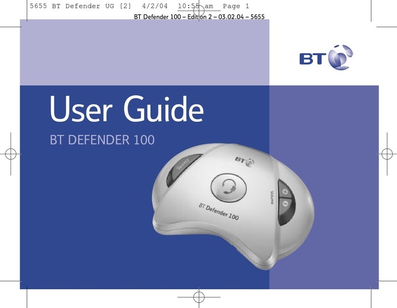 BT Defender 100 User manual