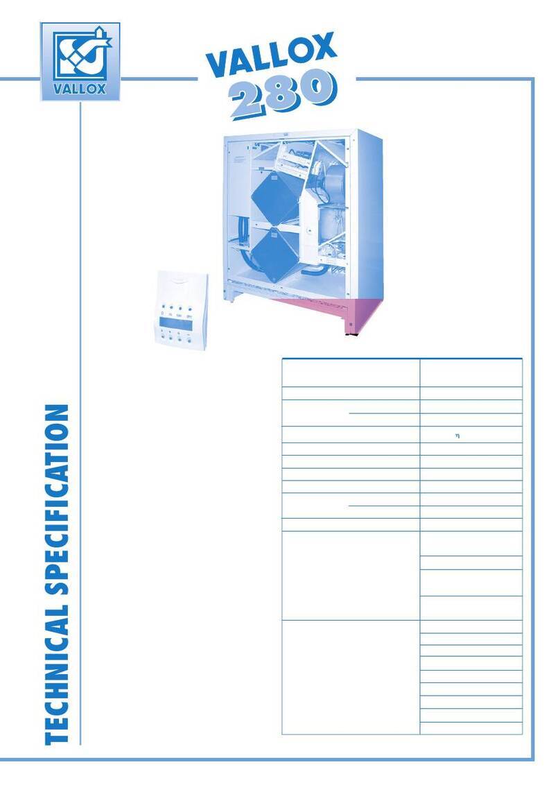 Vallox 280 L User manual