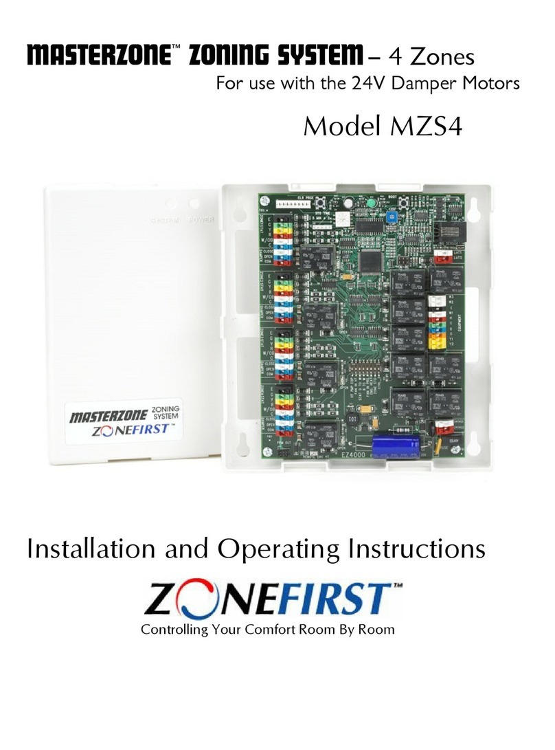Zonefirst MASTERZONE MZS4 User manual