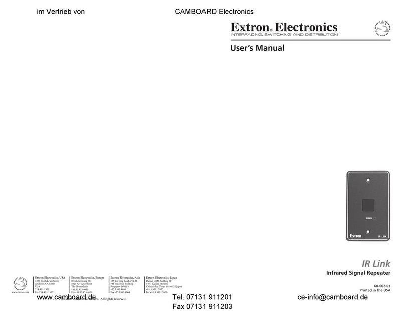 Extron electronics IR Link User manual