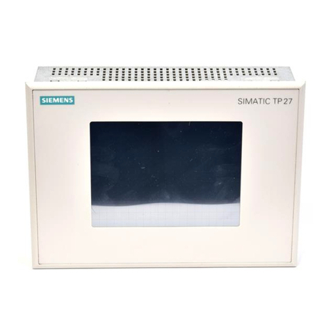 Siemens SIMATIC HMI TP27 Technical Document