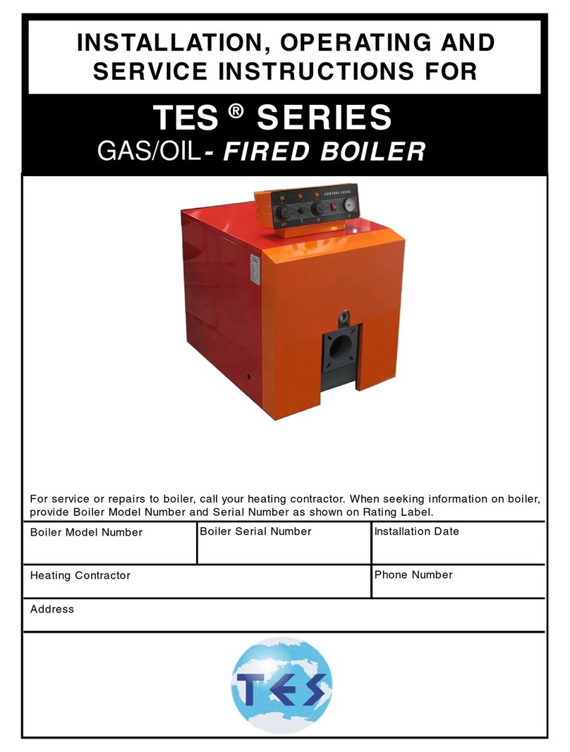 TES TES Series Installation, operating and service instructions