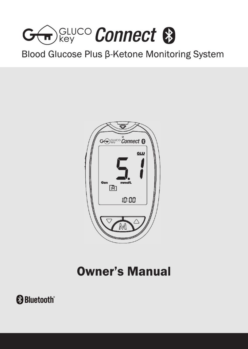 Nipro GlucoKey Connect TD-4183D/GD82a User manual Nipro GlucoKey Connect TD-4183D/GD82a User manual