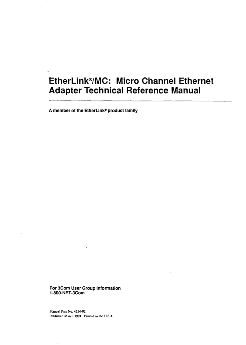 3Com EtherLink/MC Product manual