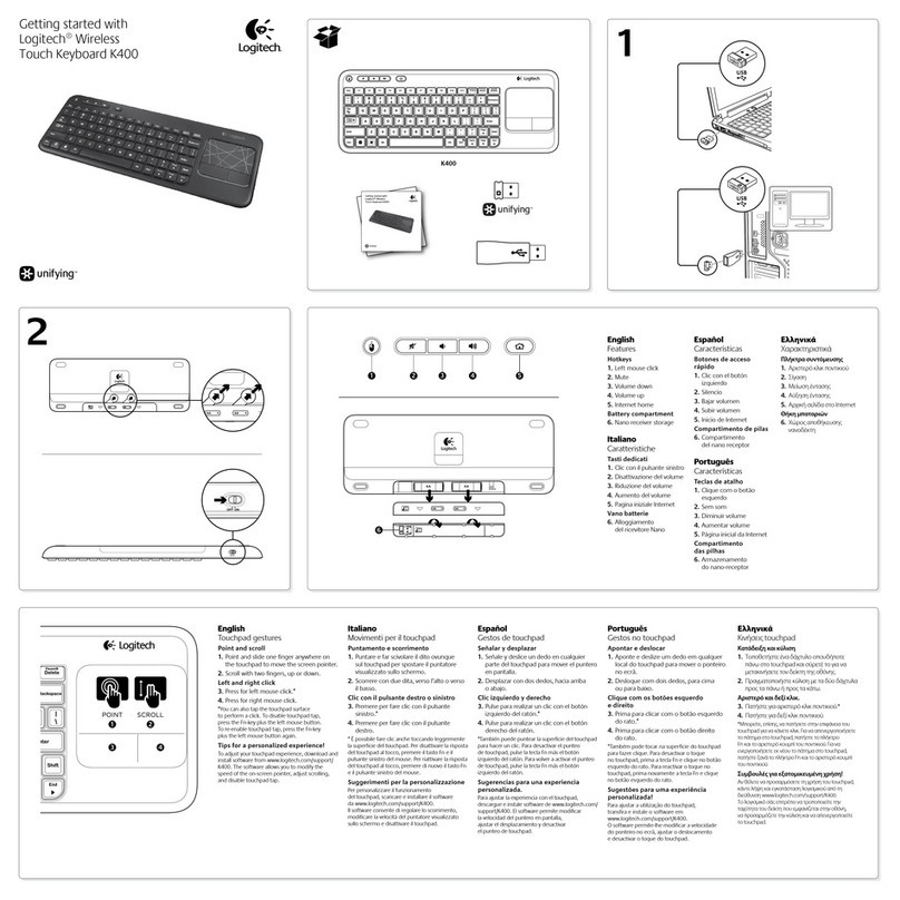Logitech K400 Getting started