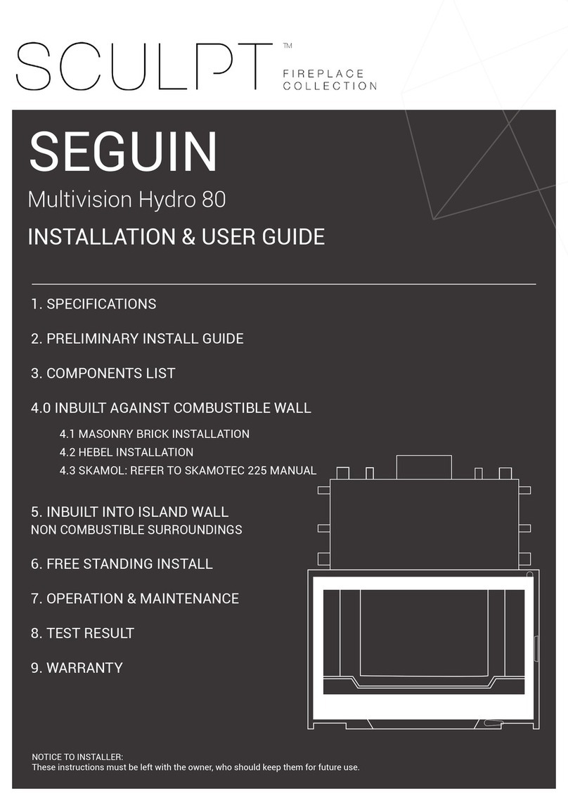 Sculpt SEGUIN MULTIVISION HYDRO 80 Operation manual