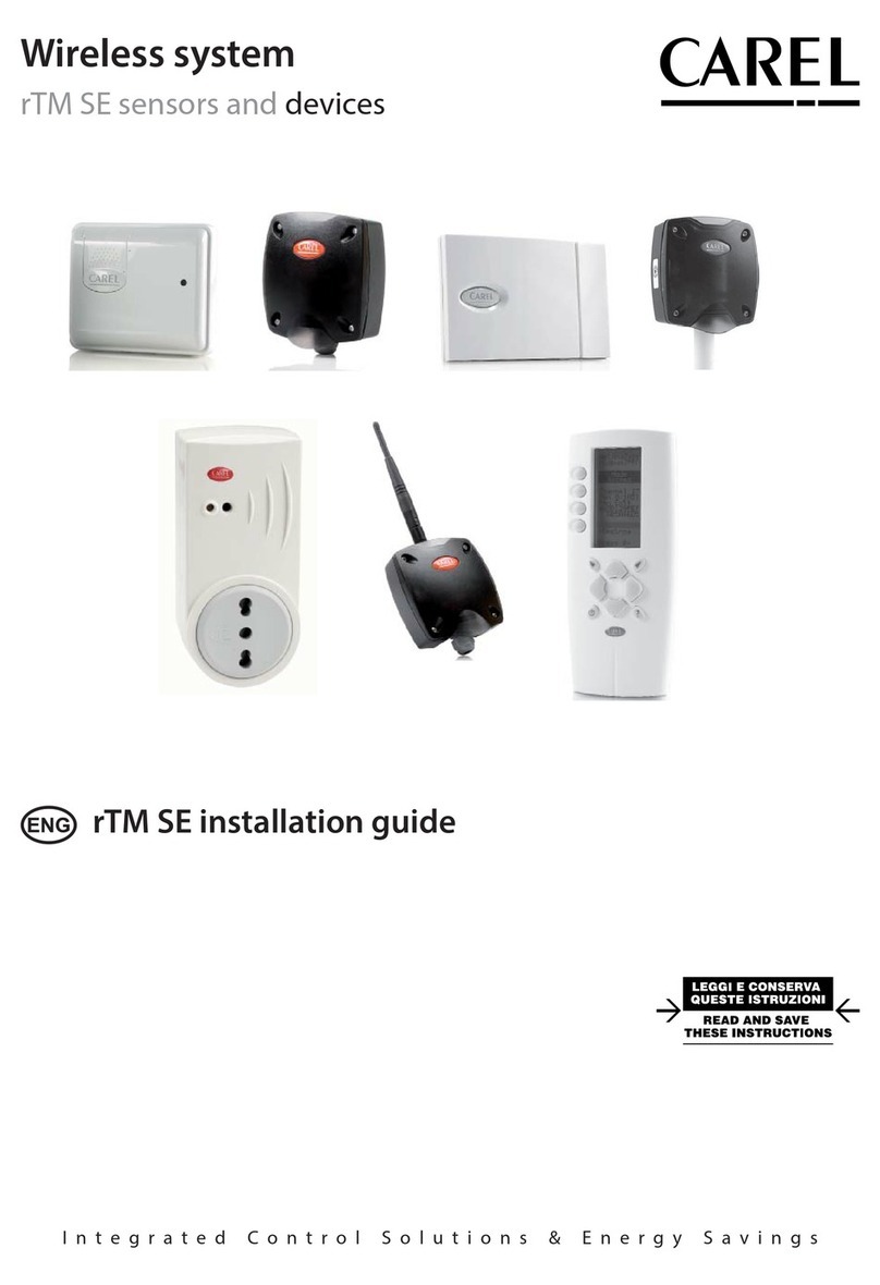 Carel rTM SE Series installation guide