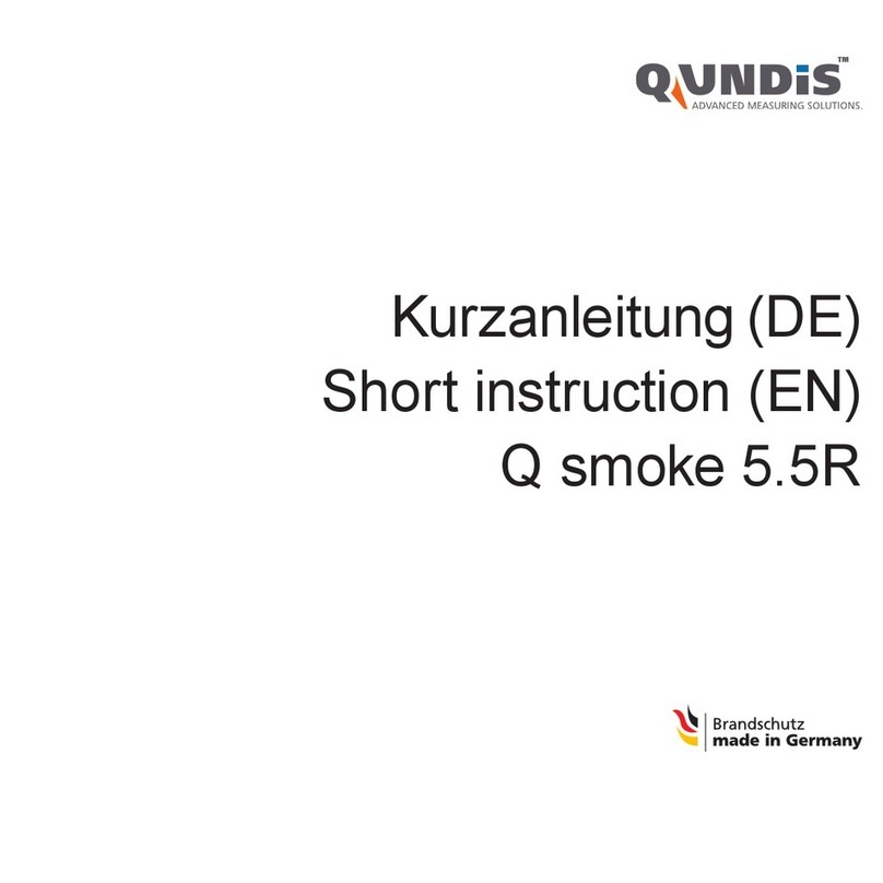 QUNDIS Q smoke 5.5R Short Instruction QUNDIS Q smoke 5.5R Short Instruction