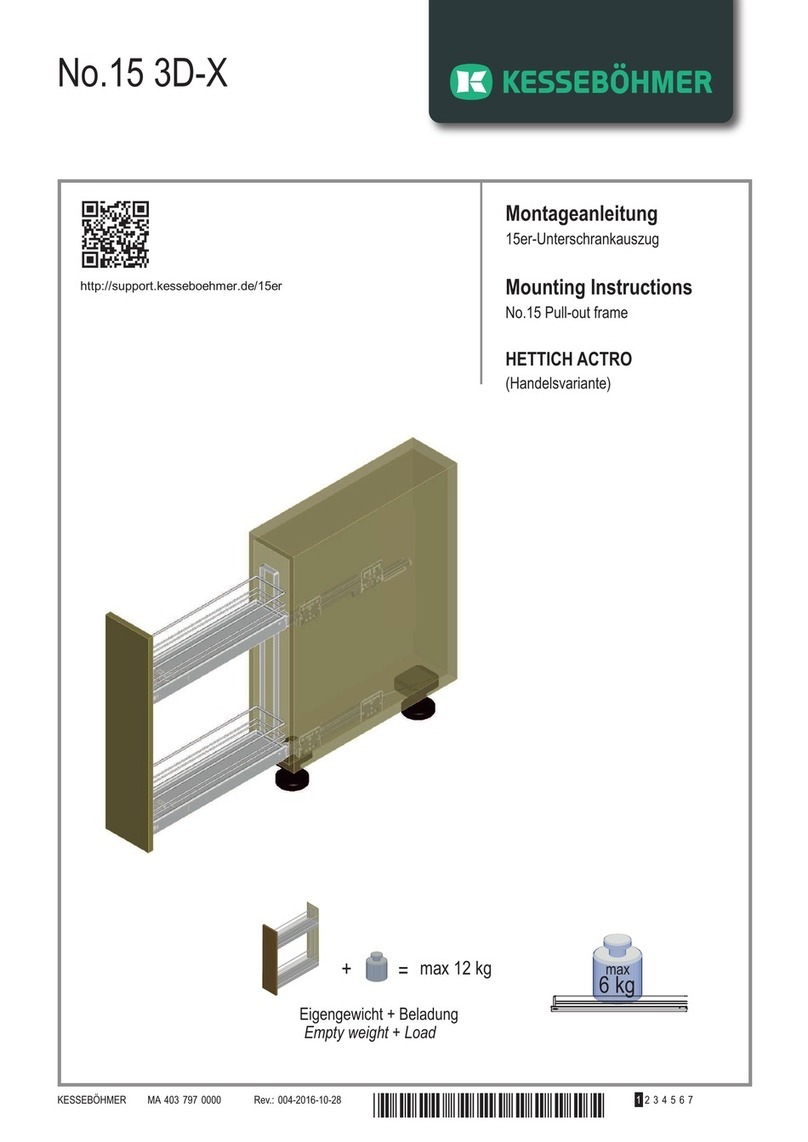 Kesseböhmer 15 3D-X Mounting instructions