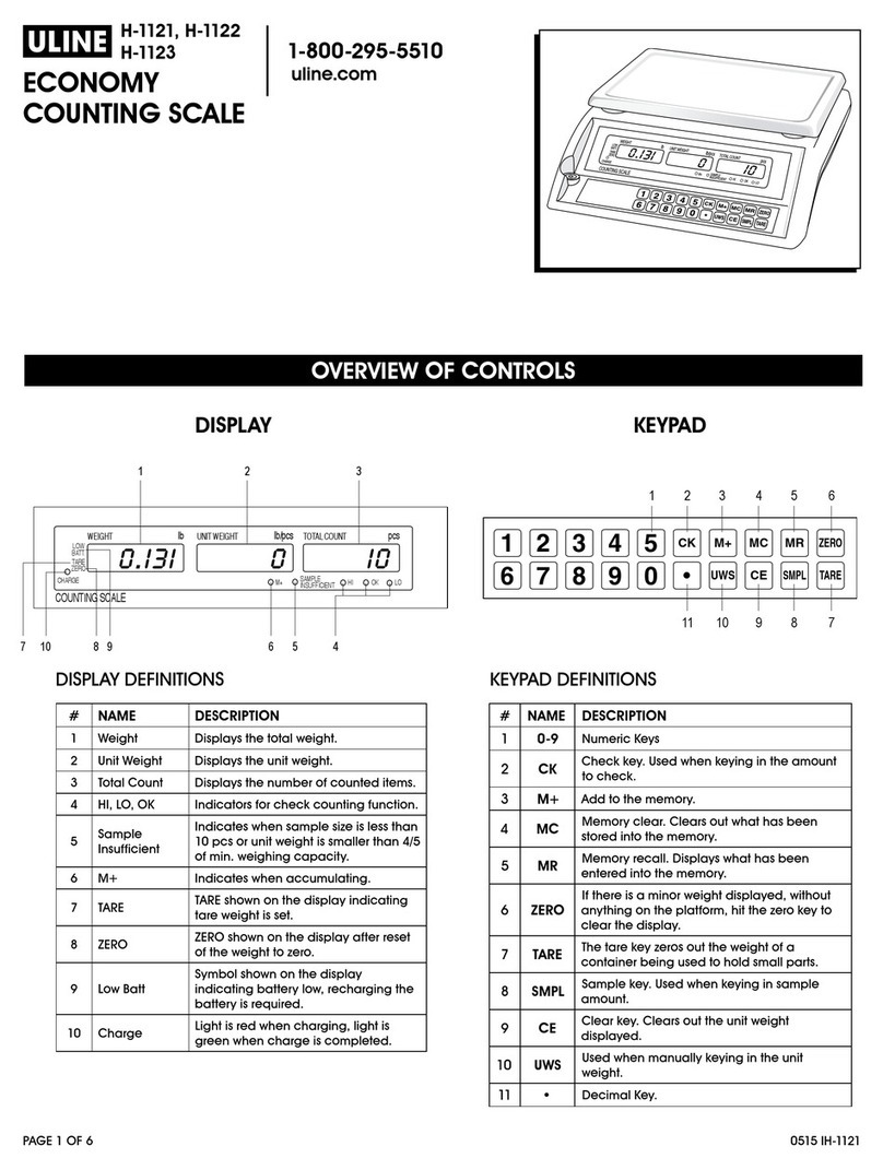 U-Line H-1121 User manual