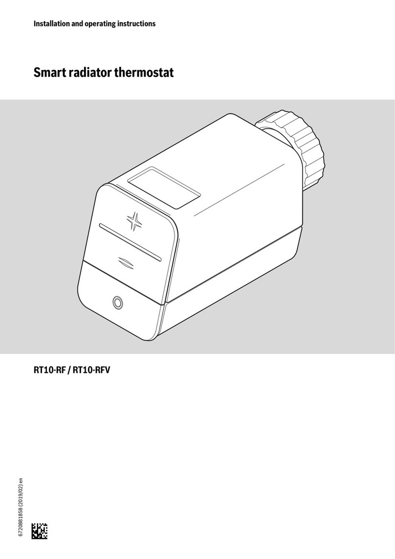 Buderus RT10-RF User manual