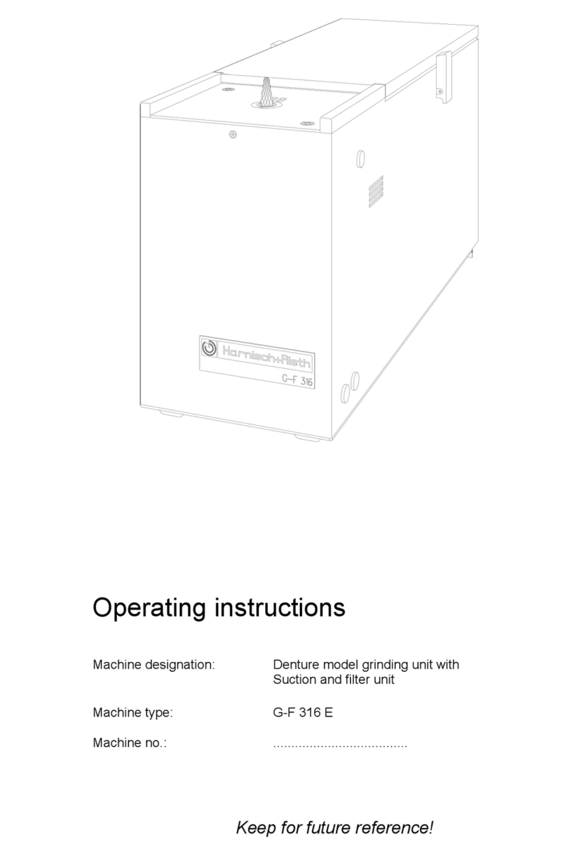 Harnisch+Rieth G-F 316 E operating instructions