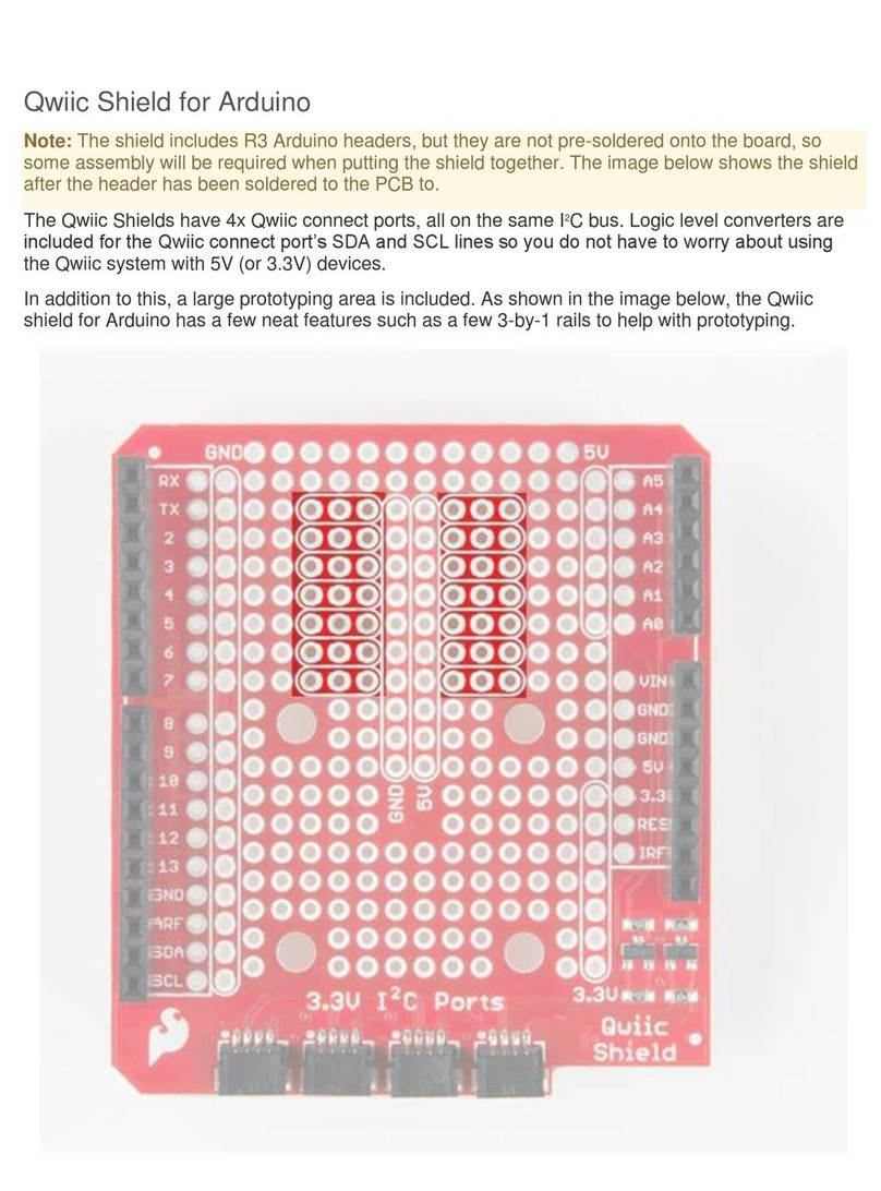 Sparkfun Electronics Qwiic Shield manual