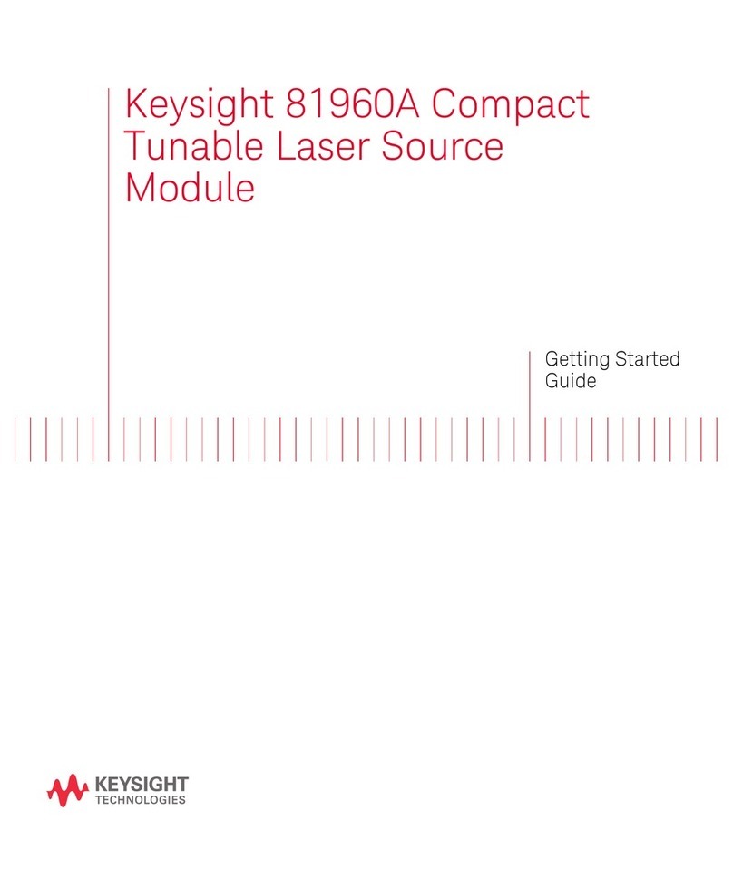 Keysight Technologies 81960A User manual