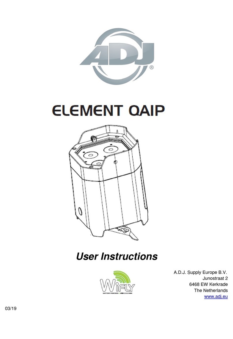 ADJ Element QAIP User manual