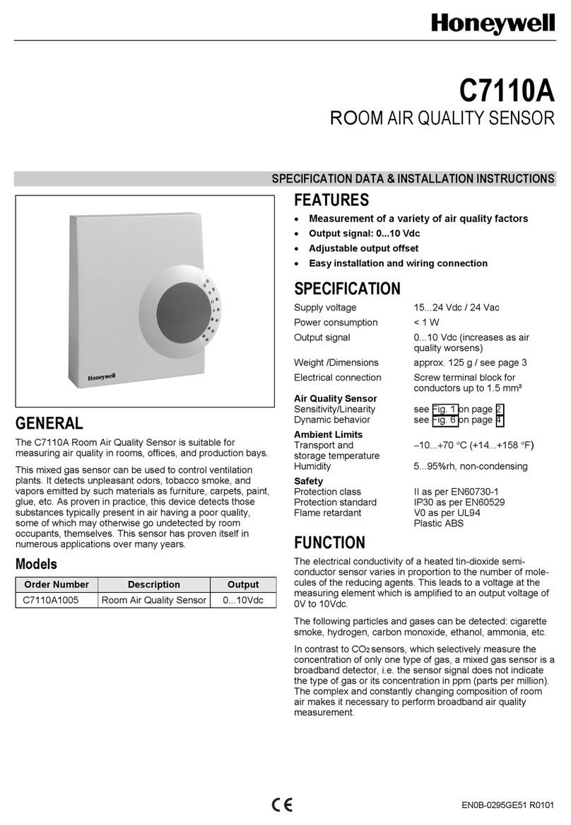 Honeywell C7110A User manual