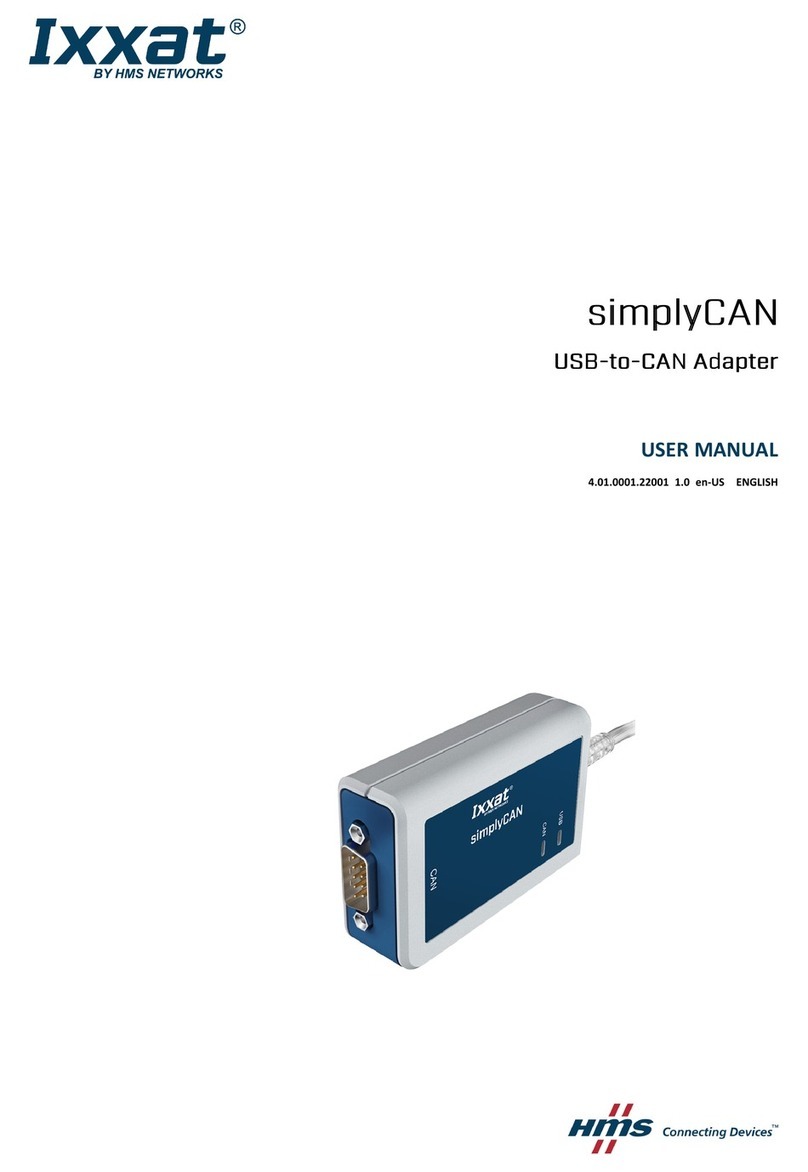 HMS IXXAT simplyCAN user manual