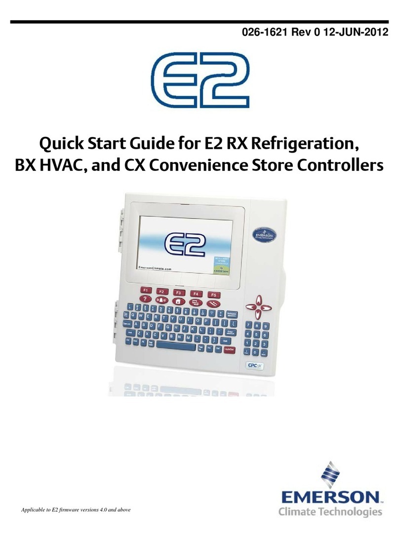 Emerson E2 RX Series User manual