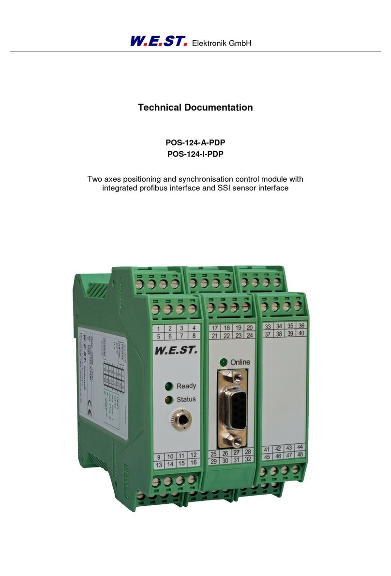 W.E.S.T. Elektronik POS-124-A-PDP Technical documentation W.E.S.T. Elektronik POS-124-A-PDP Technical documentation