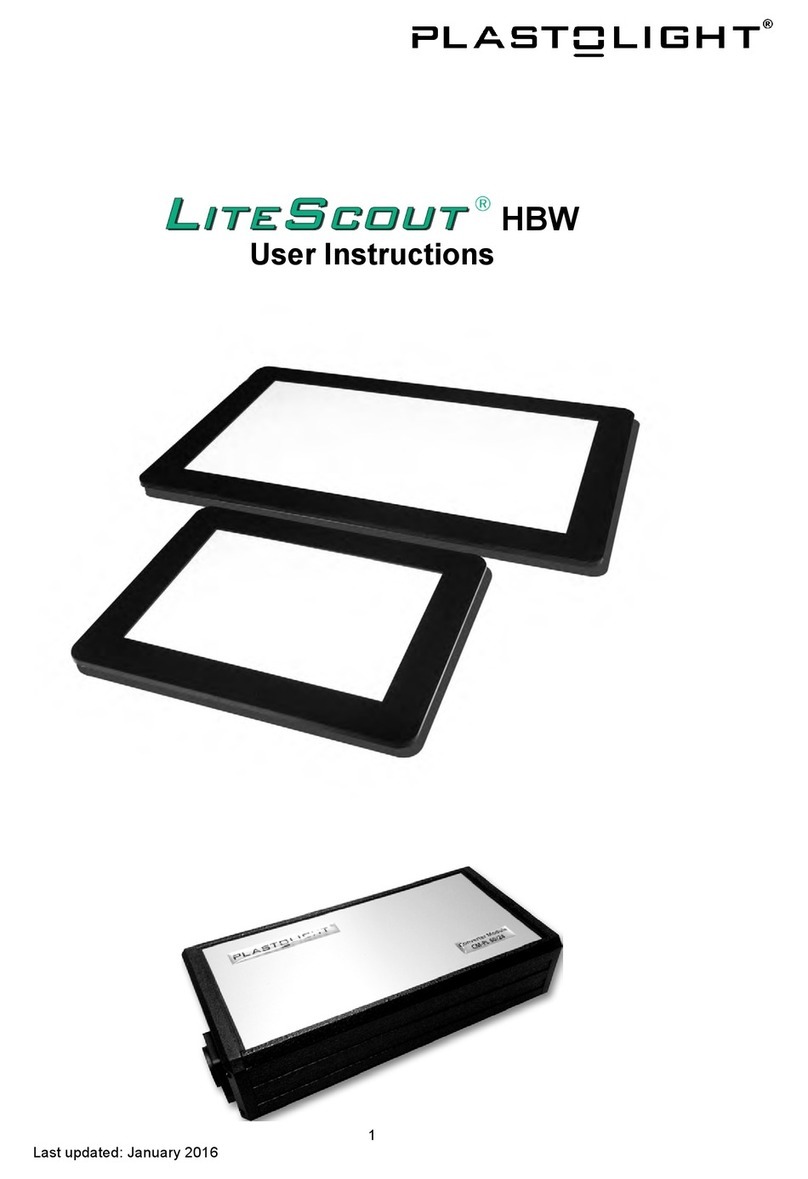 PLASTOLIGHT LiteScout HBW Series User instructions