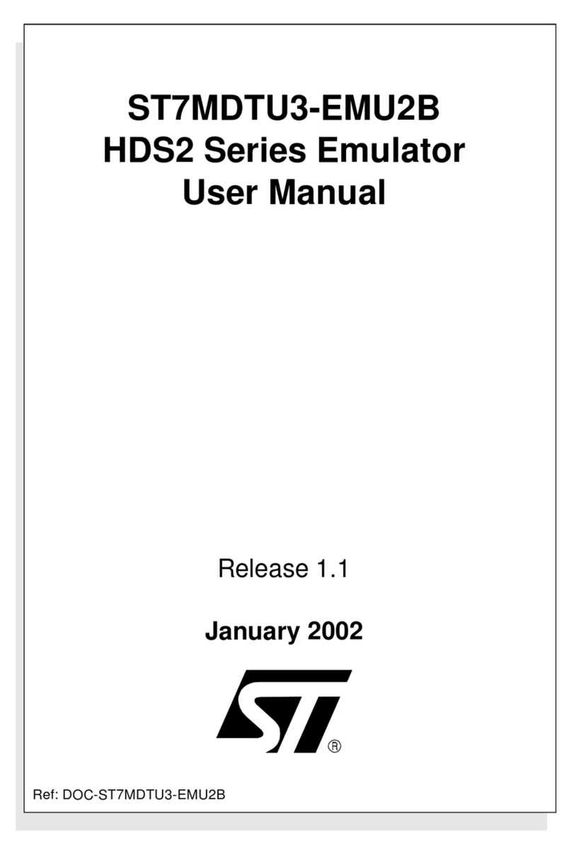 ST ST7MDTU3-EMU2B user manual