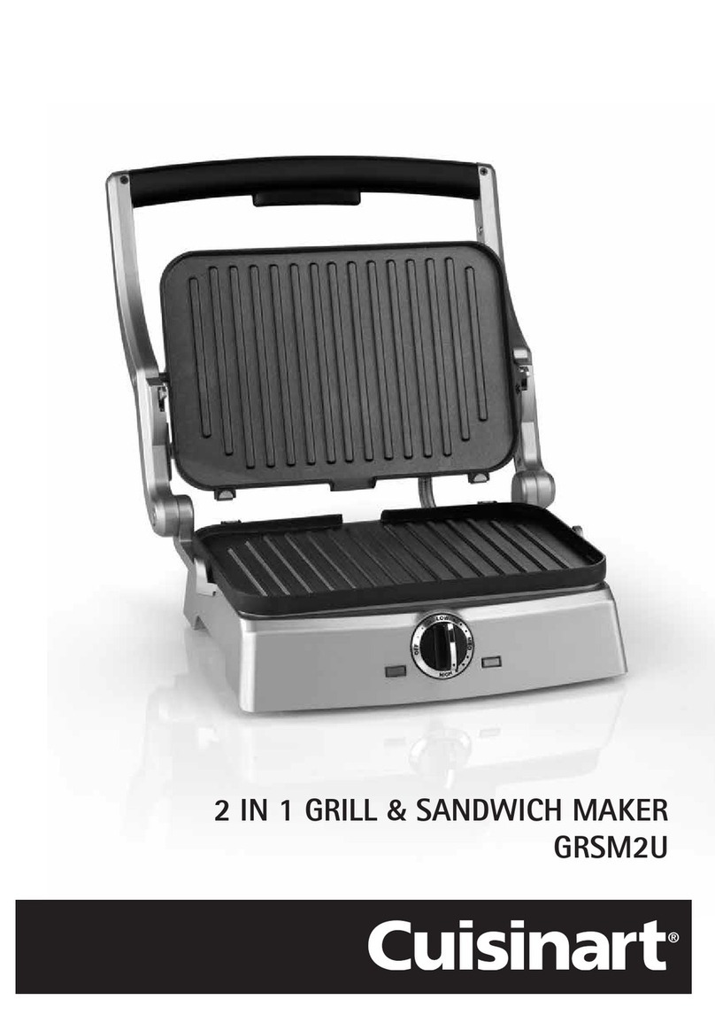 Cuisinart GRSM2U User manual