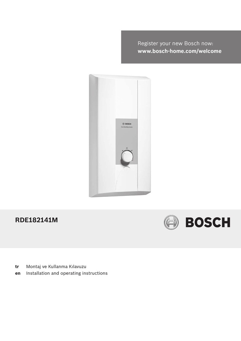 Bosch RDE182141M User manual