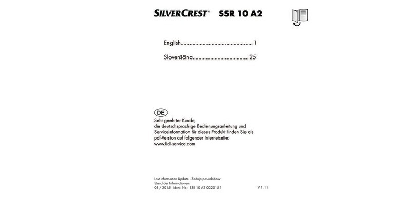 Silvercrest SSR 10 A2 User manual