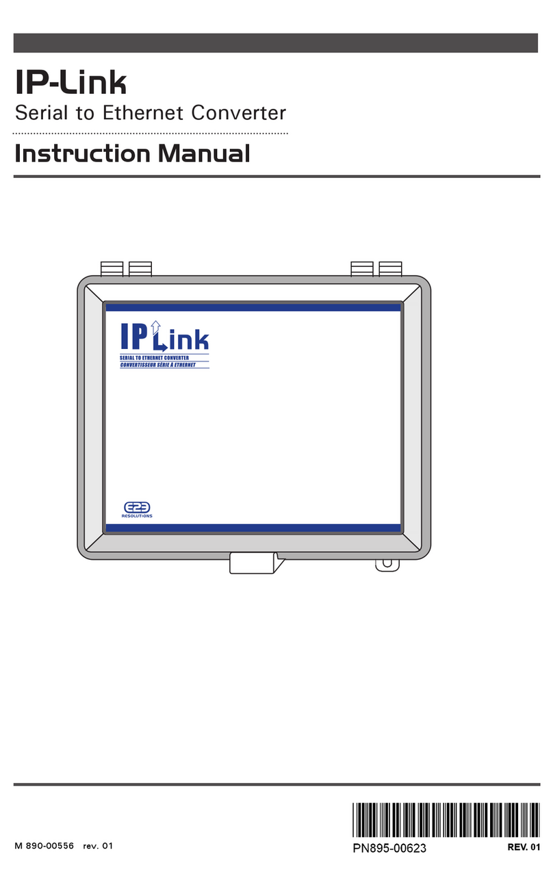 E2E Resolutions IP-Link instruction manual