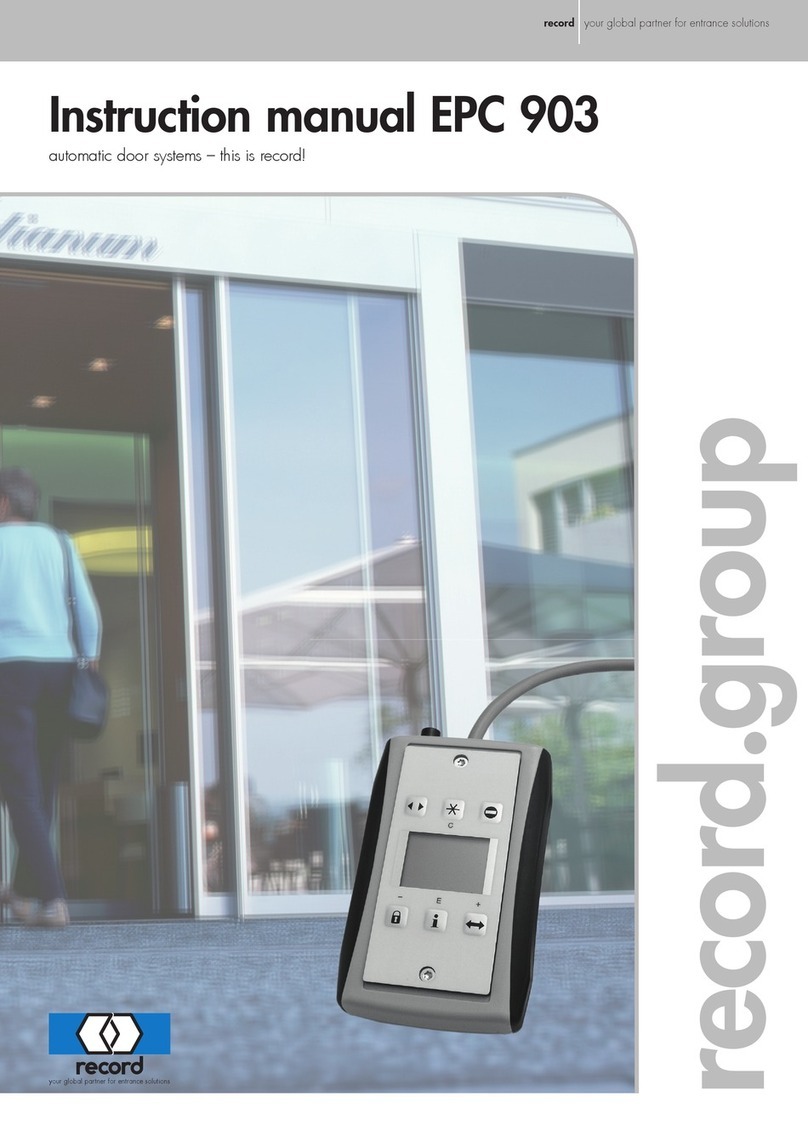 Record EPC 903 User manual