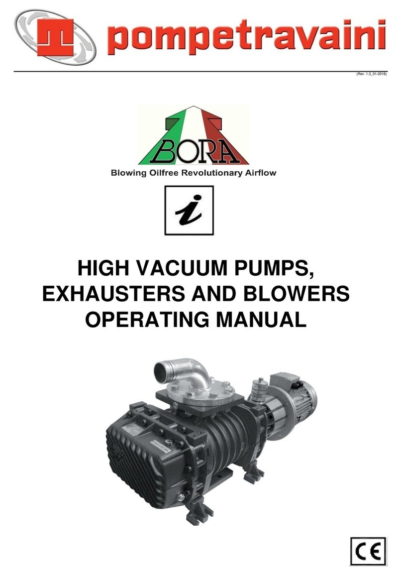 Pompetravaini BORA FP 243 operating manual