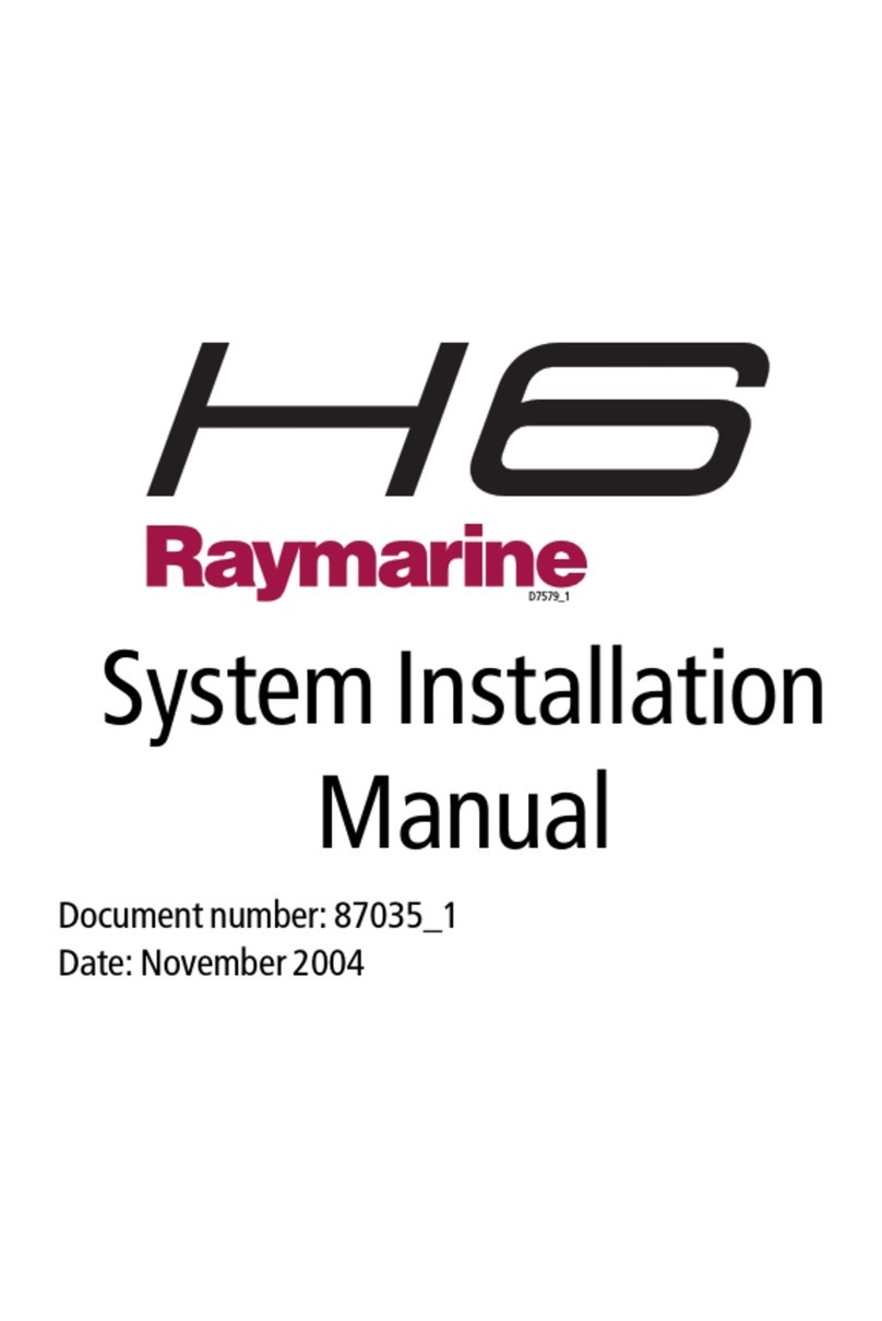 Raymarine H6 System installation manual