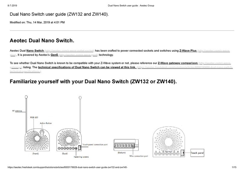 Aeotec Dual Nano Switch Series user guide