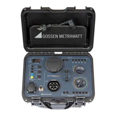 Gossen MetraWatt PROFITEST EMOBILITY User manual