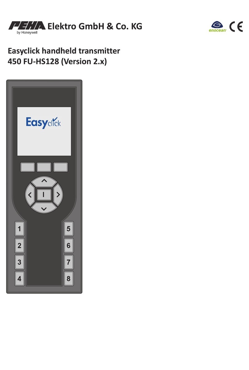 Honeywell PEHA 450 FU-HS128 User manual