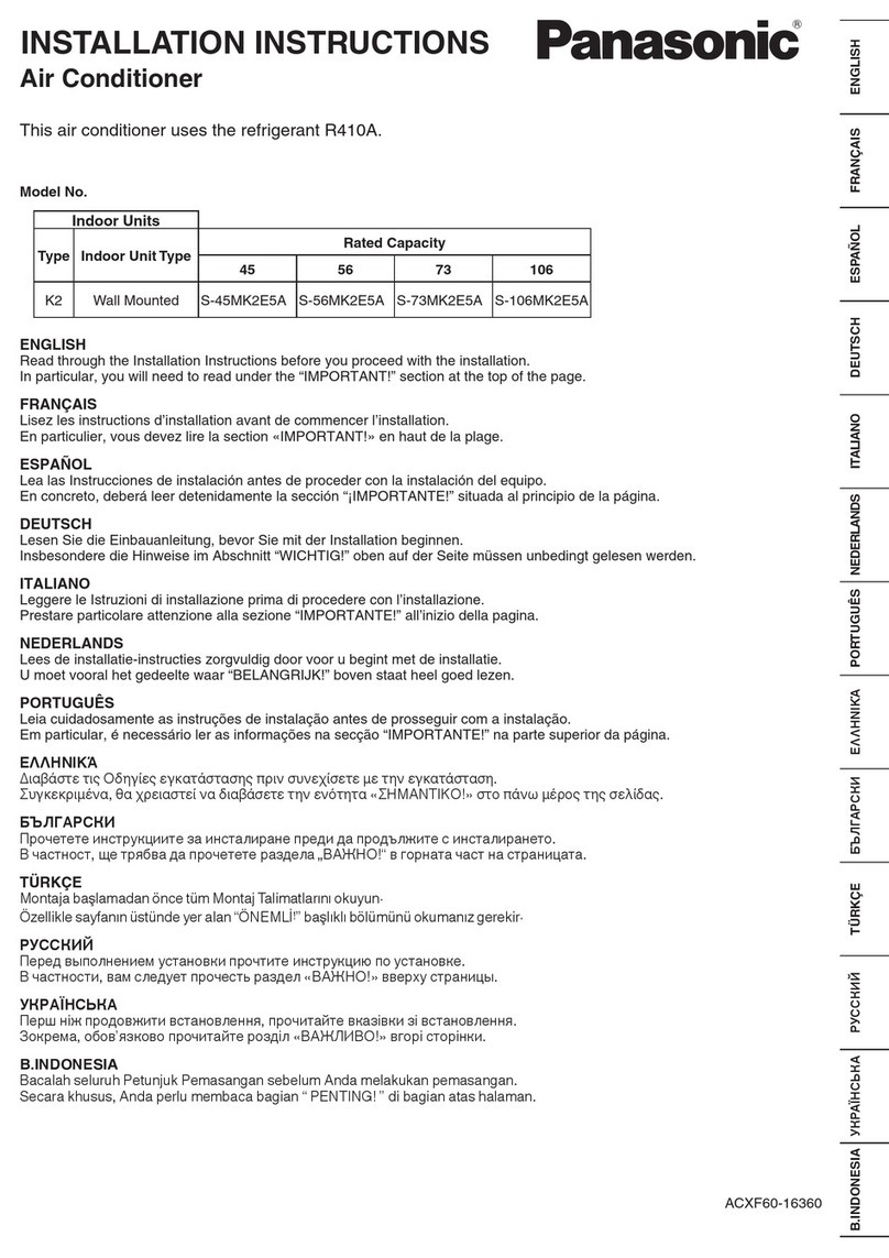 Panasonic K2 Series User manual